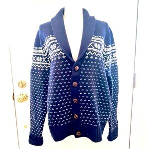 Brooks Brothers Wool Shawl Collar Men’s Cardigan Sweater